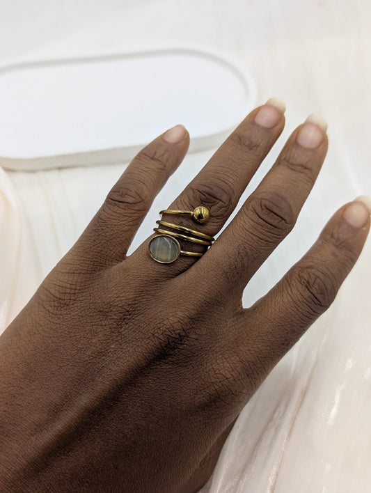 Gemstone Ring (size 7 - 9)
