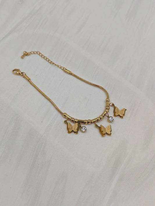 Trio Butterfly Bracelet