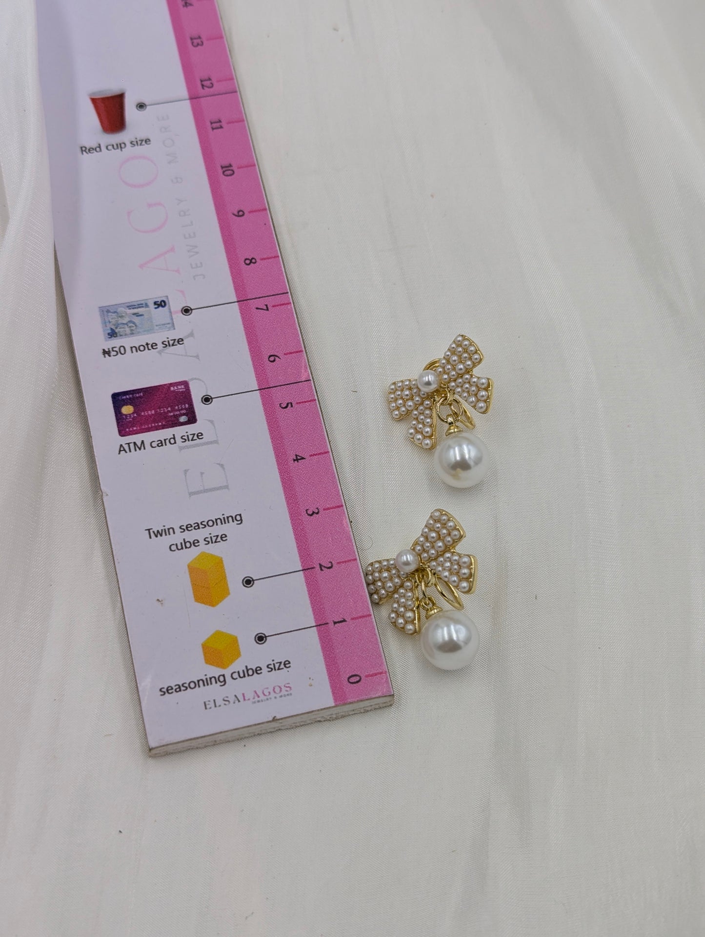 Bow Clip On Earrings