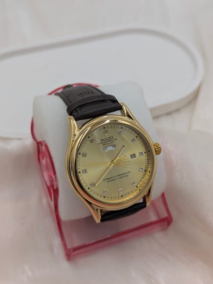 Leather Wristwatch
