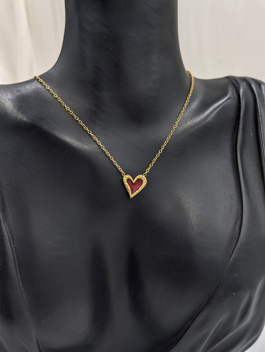 Red-Heart Necklace