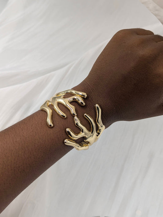 Vine Chunky Bangle