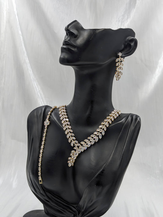 Leaf Necklace Set